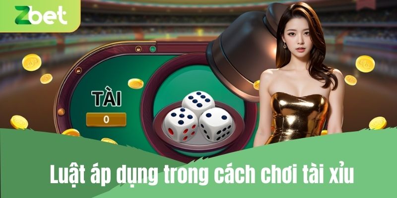 Luật áp dụng trong cách chơi tài xỉu