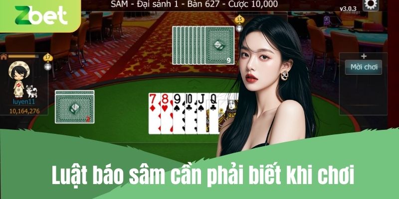 Luật báo sâm cần phải biết khi chơi